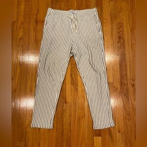 Zara Striped Drawstring Pants | Women’s XL | Coastal Lounge Style